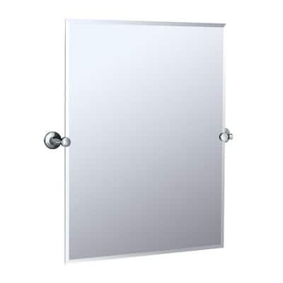 Chrome Vanity Mirrors Bathroom Mirrors The Home Depot