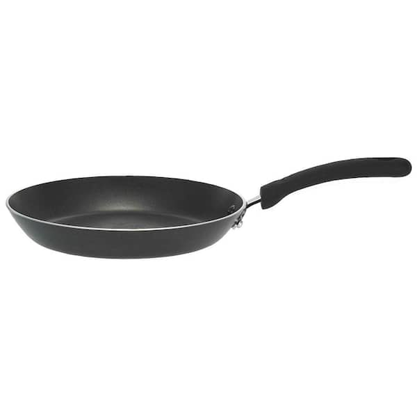 T-fal Signature Total Non-Stick 12.5 in. Fry Pan in Black