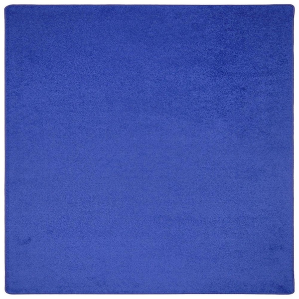 Joy Carpets Kid Essentials Endurance 6' x 6' Area Rug in Color Royal Blue