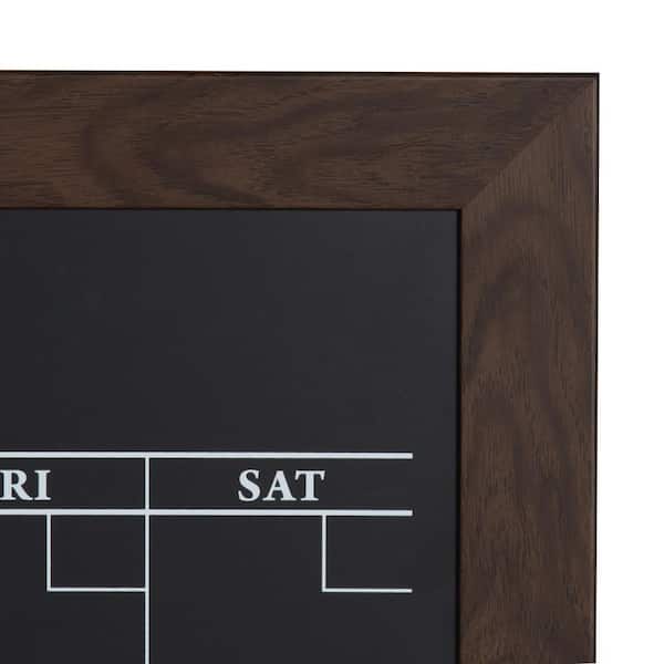 DesignOvation Beatrice Monthly Chalkboard Calendar Memo Board 209448 - The  Home Depot