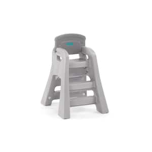 Gray Booster Kids Dining Chair
