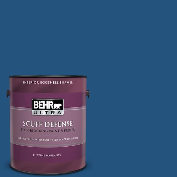 BEHR ULTRA 1 gal. #S-H-570 Blueberry Twist Extra Durable Eggshell Enamel Interior Paint & Primer