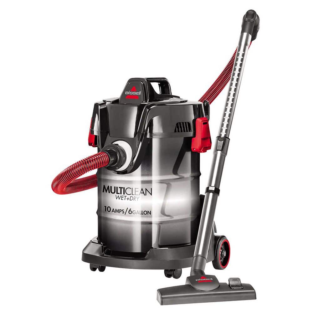 MultiClean Wet and Dry Bagless Corded Cartridge Carpet and Hard Surface in Red Auto Canister Vacuum price history on PriceWatchPro