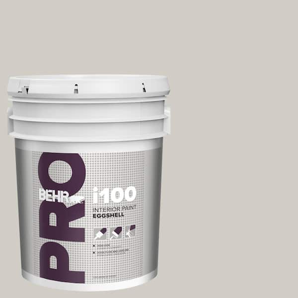 BEHR PRO 5 gal. #HDC-NT-20 Cotton Grey Eggshell Interior Paint