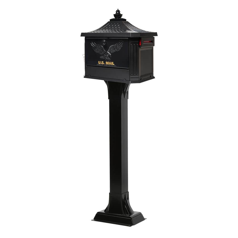 Architectural Mailboxes Hemingway Black, Large, Aluminum, Locking, All ...