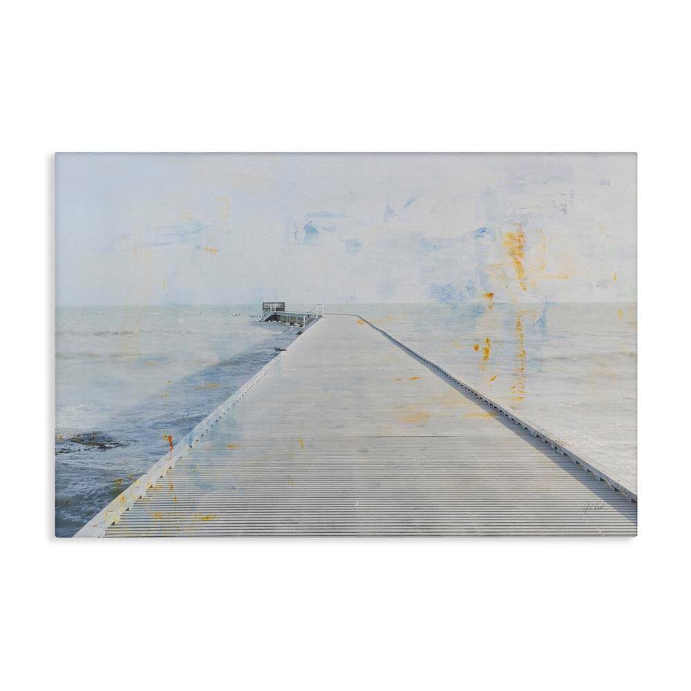 Pier View Distressed Accents by Deborah Revell Unframed Nature Graphic Art Print 30 in. x 45 in. price history on PriceWatchPro