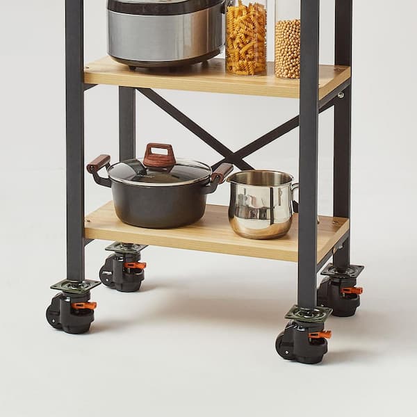 Leveling Casters, 2025 Upgrade, Set of 4,2200 lbs. Total Load Capacity, 2.5 in., Heavy Duty with Upgraded Handle Design