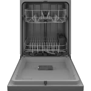 24 in. Built-In Tall Tub Front Control Dishwasher in Stainless Steel with Sanitize, Dry Boost, 55 dBA