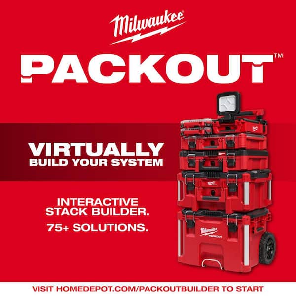 M12 12-Volt Lithium-Ion Cordless PACKOUT Flood Light w/USB Charging with High Output 2.5 Ah Battery