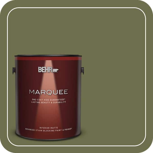 BEHR MARQUEE 1 gal. #S370-7 Outdoor Oasis Matte Interior Paint & Primer