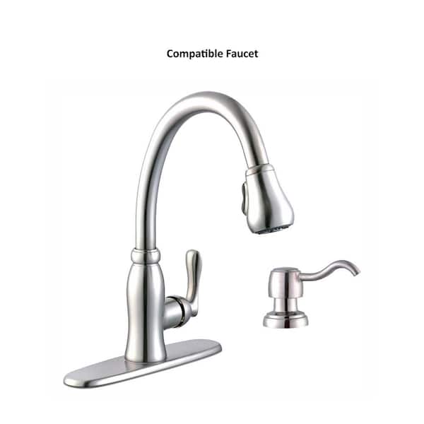 Pavilion Soap Dispenser Kit in Stainless Steel