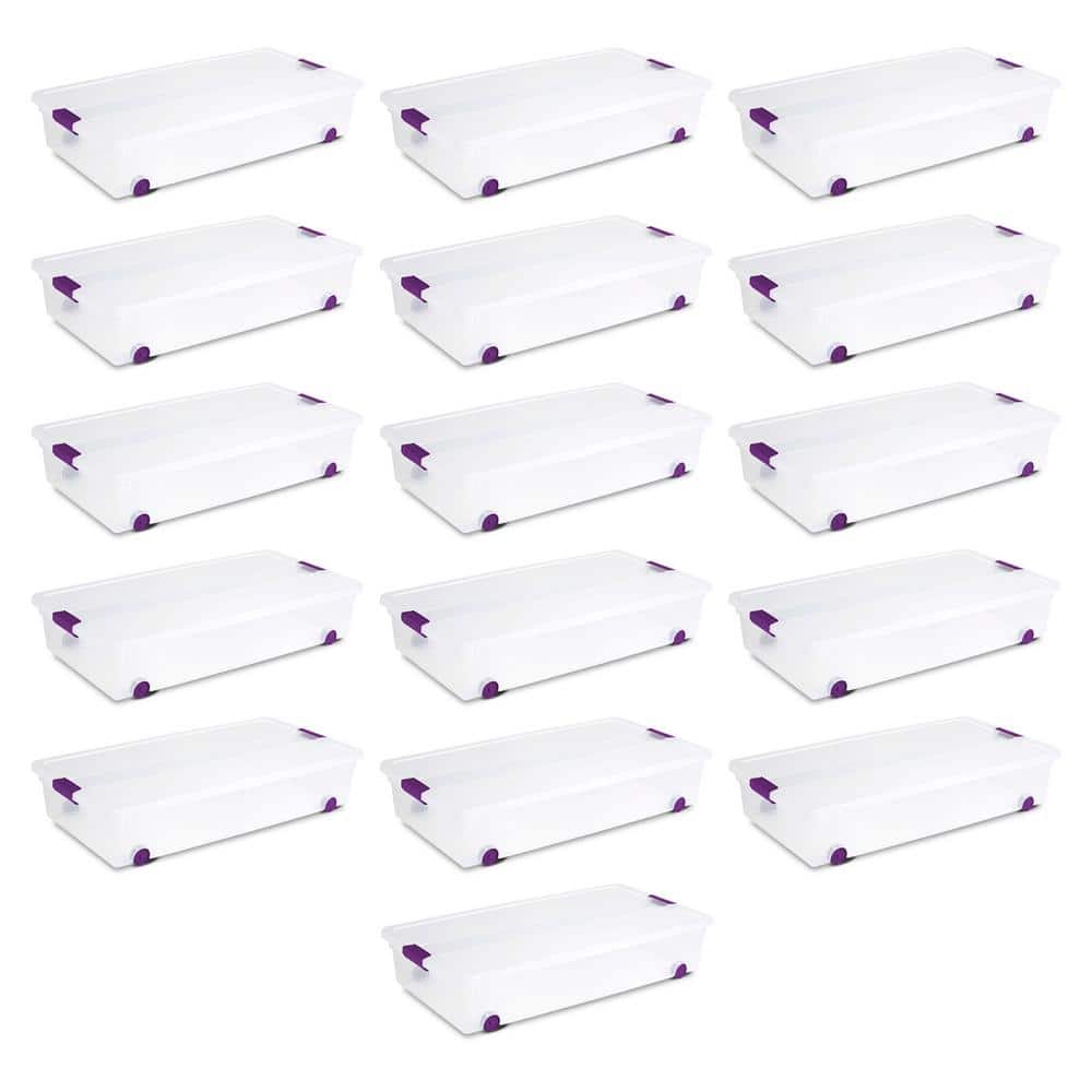 60-Qt. Wheeled Underbed Storage Box 16 Pack price history on PriceWatchPro