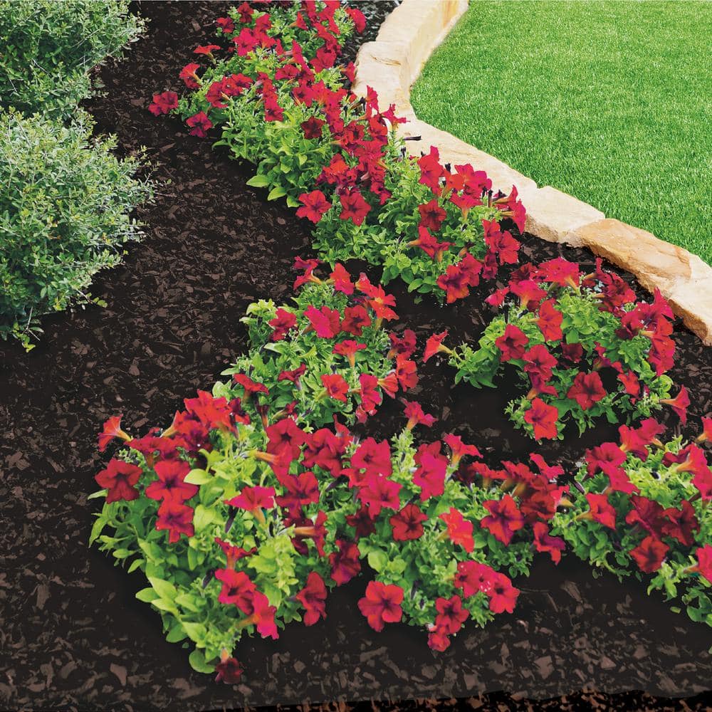 Mocha Brown Recycled Rubber Mulch Nuggets, 37.5 Cu Ft Pallet
