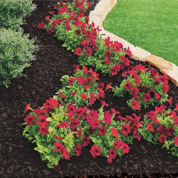37.5 cu. ft. Brown Recycled Rubber Mulch (25 Bags)