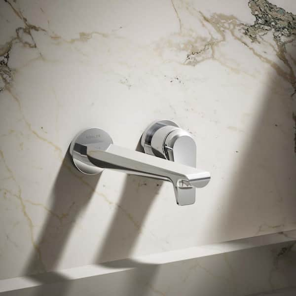 Avid Single-Handle Wall Mounted Faucet in Polished Chrome