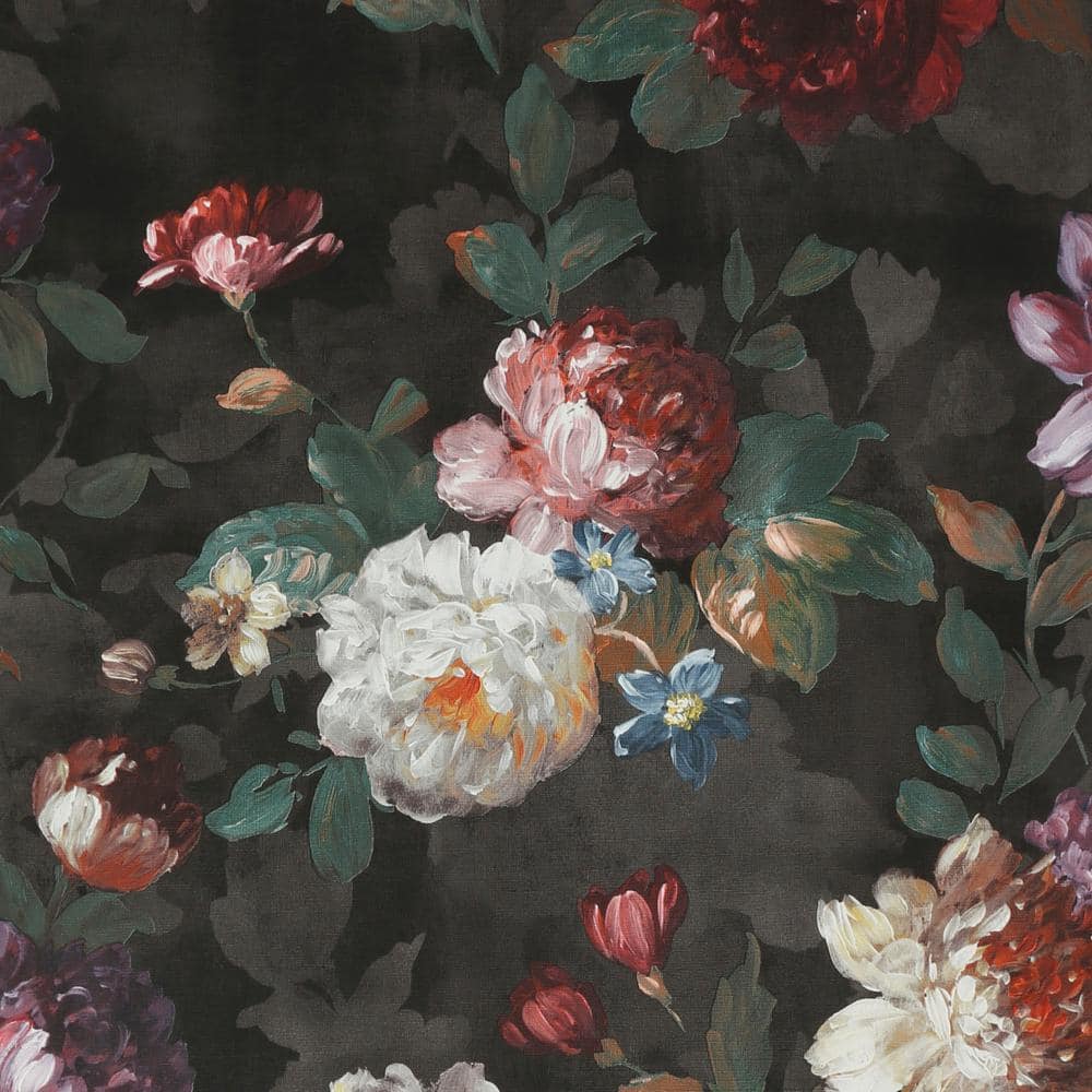 Fresco Pink Pandora Drama Floral Wallpaper