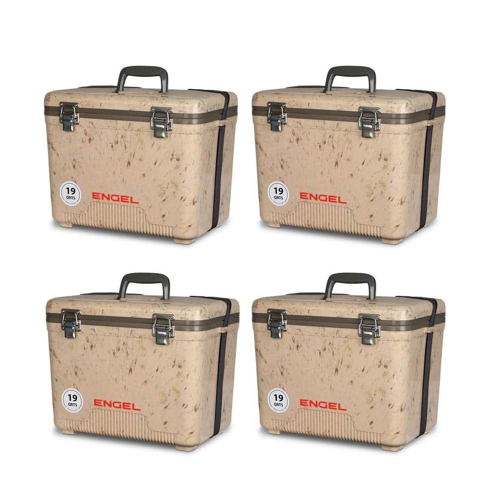 ENGEL Coolers 19 qt. 32Can Lightweight Insulated Ice Cooler Drybox (4