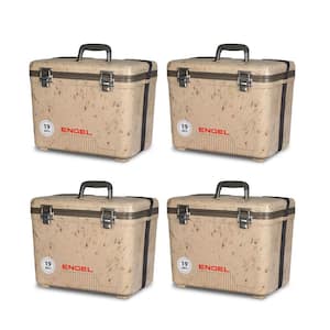 19 qt. 32-Can Lightweight Insulated Ice Cooler Drybox (4-Pack)