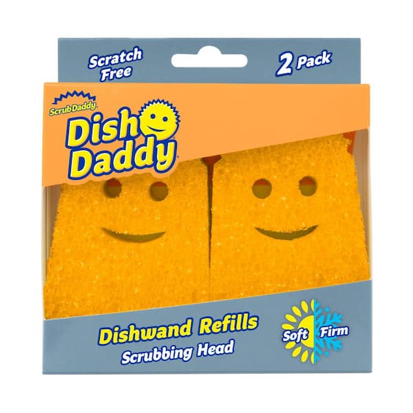 Dish Daddy All-Purpose Soap Dispensing Dishwand Sponge Refill (2-Pack)