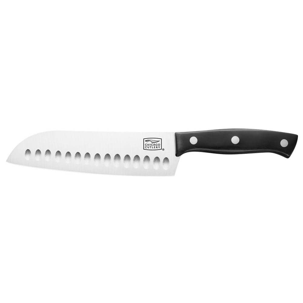 Ellsworth 13-Piece Stainless Steel Knife Set with Natural Wood Block