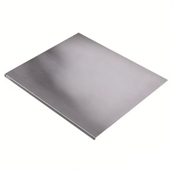 19.6 in. 304 Stainless Steel Cutting Board for Kitchen, Ideal for Homemade Pasta, Pizza, Bread Making, Double-Sided Use