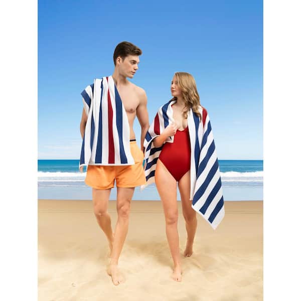 Lids Boston Red Sox WinCraft 30 x 60 Striped Logo Beach Towel