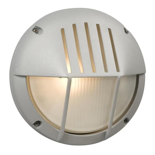 Filament Design Negron 1-Light Outdoor Matte Silver Wall Light