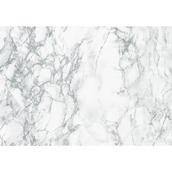 d-c-fix 26.57 in. x 78.72 in. Marble Grey Decorative Adhesive Film