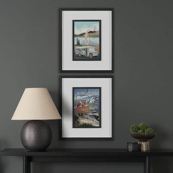 Whistler Go Series 1 Black Framed Wall Art 25.5 in. x 21.5 in.