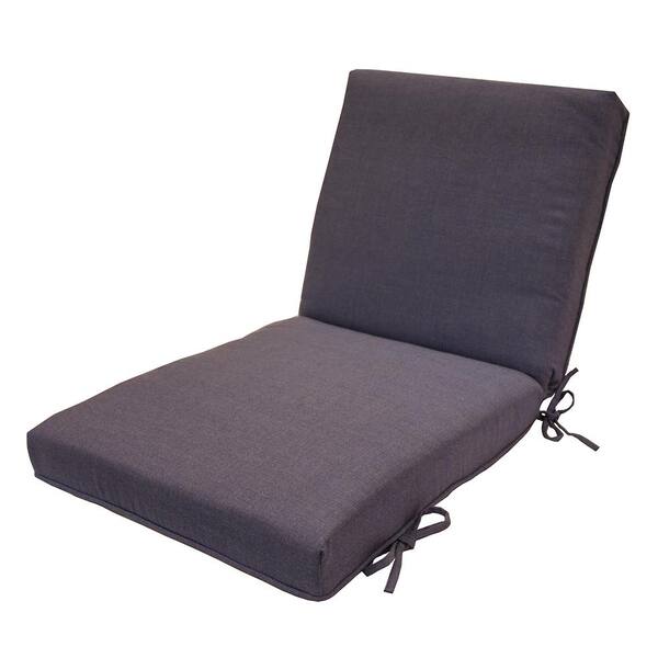 Hampton Bay Sky High Back Outdoor Dining Chair Cushion ZZ19HD0102 The Home Depot