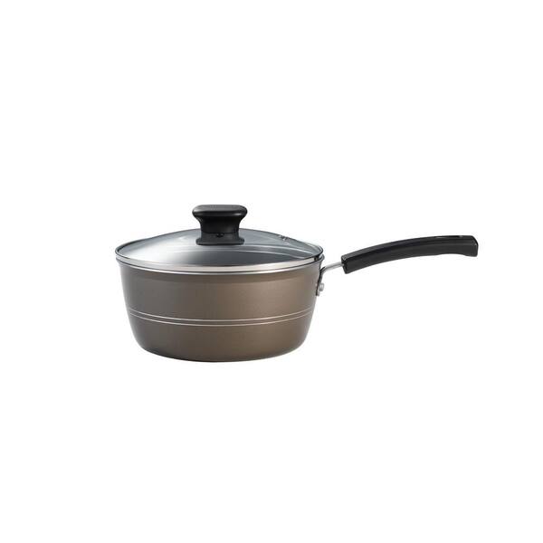 Tramontina 10 in Champagne Nonstick Covered Deep Saute Pan