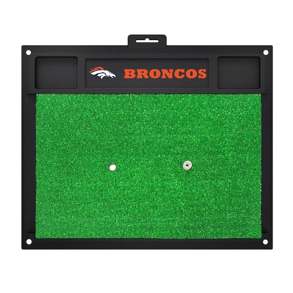 FANMATS NFL Denver Broncos 17 in. x 20 in. Golf Hitting Mat