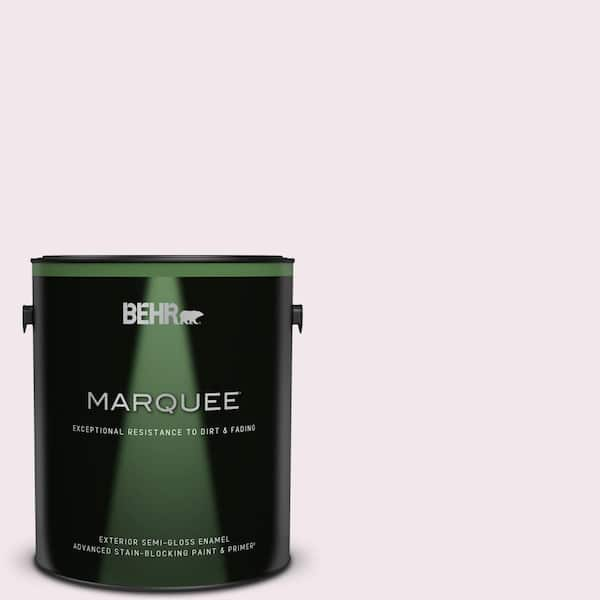 BEHR MARQUEE 1 gal. #650A-1 Rose Fantasy Semi-Gloss Enamel Exterior Paint & Primer