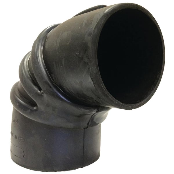 Unbranded 90-Degree EPDM Rubber Elbow, 6 in.