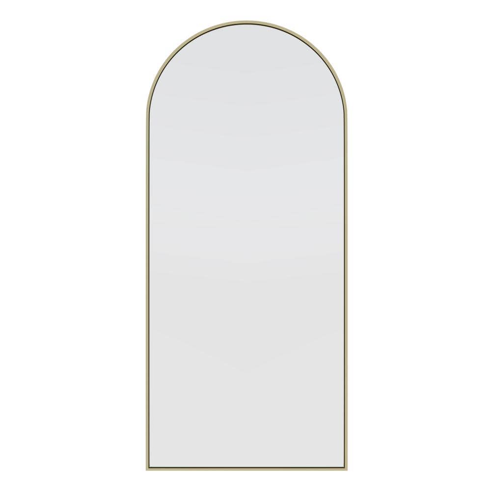 Elegant Kira 67"x30" Full-Length Bronze Wood Leaner Mirror