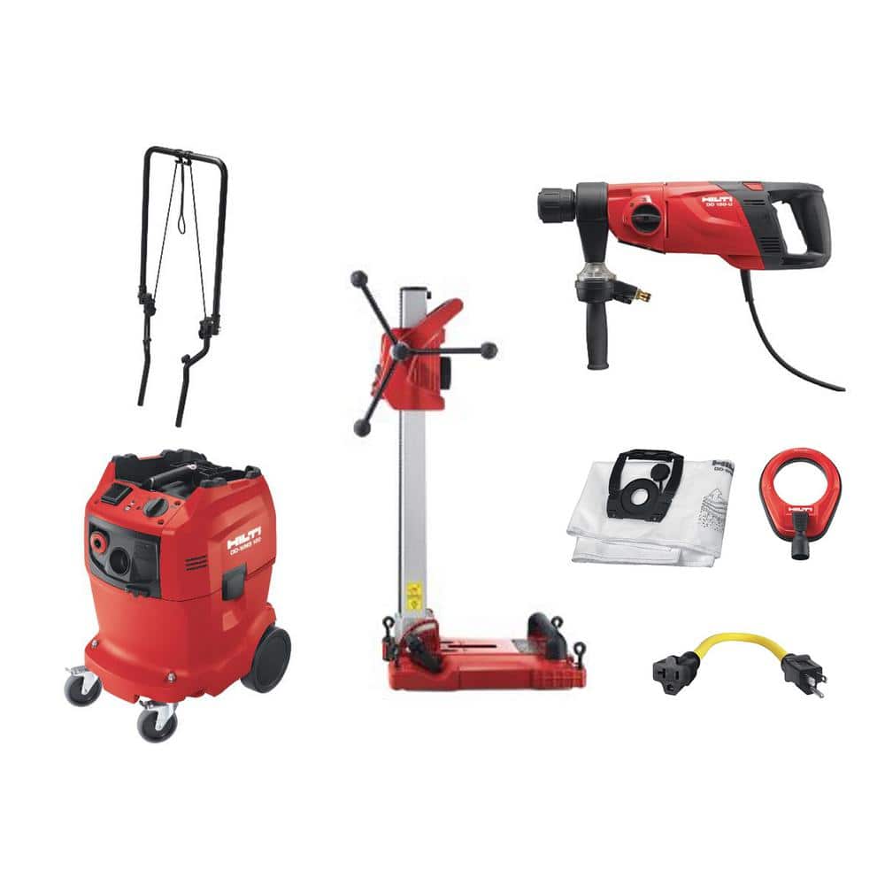 Hilti 120-Volt DD 150-U BI 3-Speed Diamond Coring Rig Kit with