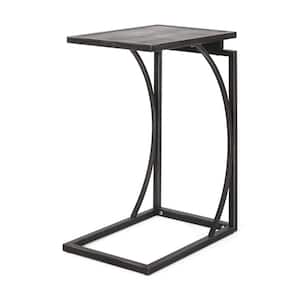 Barrybrooke 18 in. x 25.25 in. Grey C Table Wood End Table
