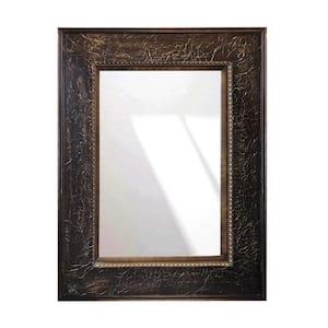 39.5 in. W x 51.5 in. H Extra Large Bronze Texture Wall Mirror