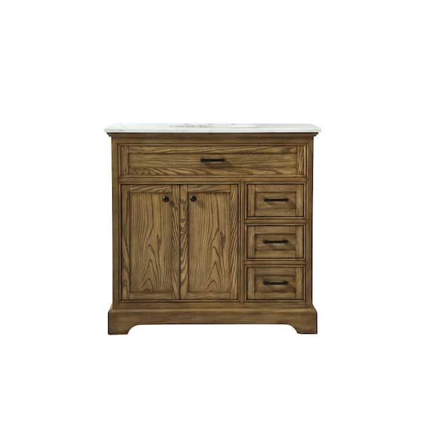 Timeless Home 36 In W X 21 5 In D X 35 In H Single Bathroom Vanity   Bathroom Vanities With Tops Th30036dw 64 600 