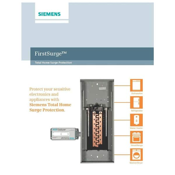 Leviton 120-Volt/240-Volt Residential Whole House Surge Protector  R02-51110-SRG - The Home Depot