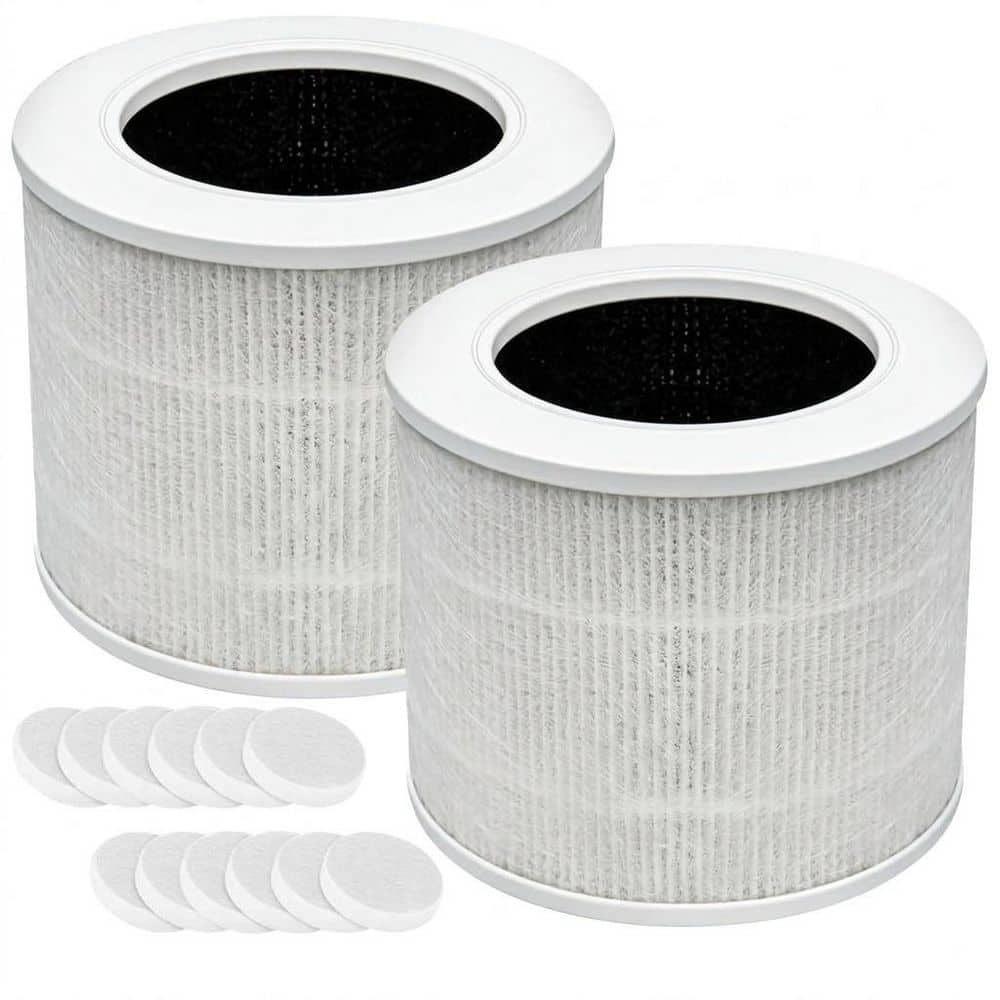 Air Purifier Filter Replacement Mini-RF H13 HEPA Activated Carbon Core Mini Core Mini-P High Efficiency 2 Pack price history on PriceWatchPro