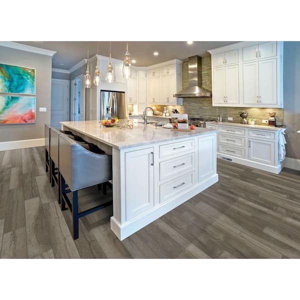 Arbor Smoke 6 in. x 36 in. Matte Porcelain Wood Look Floor and Wall Tile (60 Cases/900 Sq. Ft./Pallet)