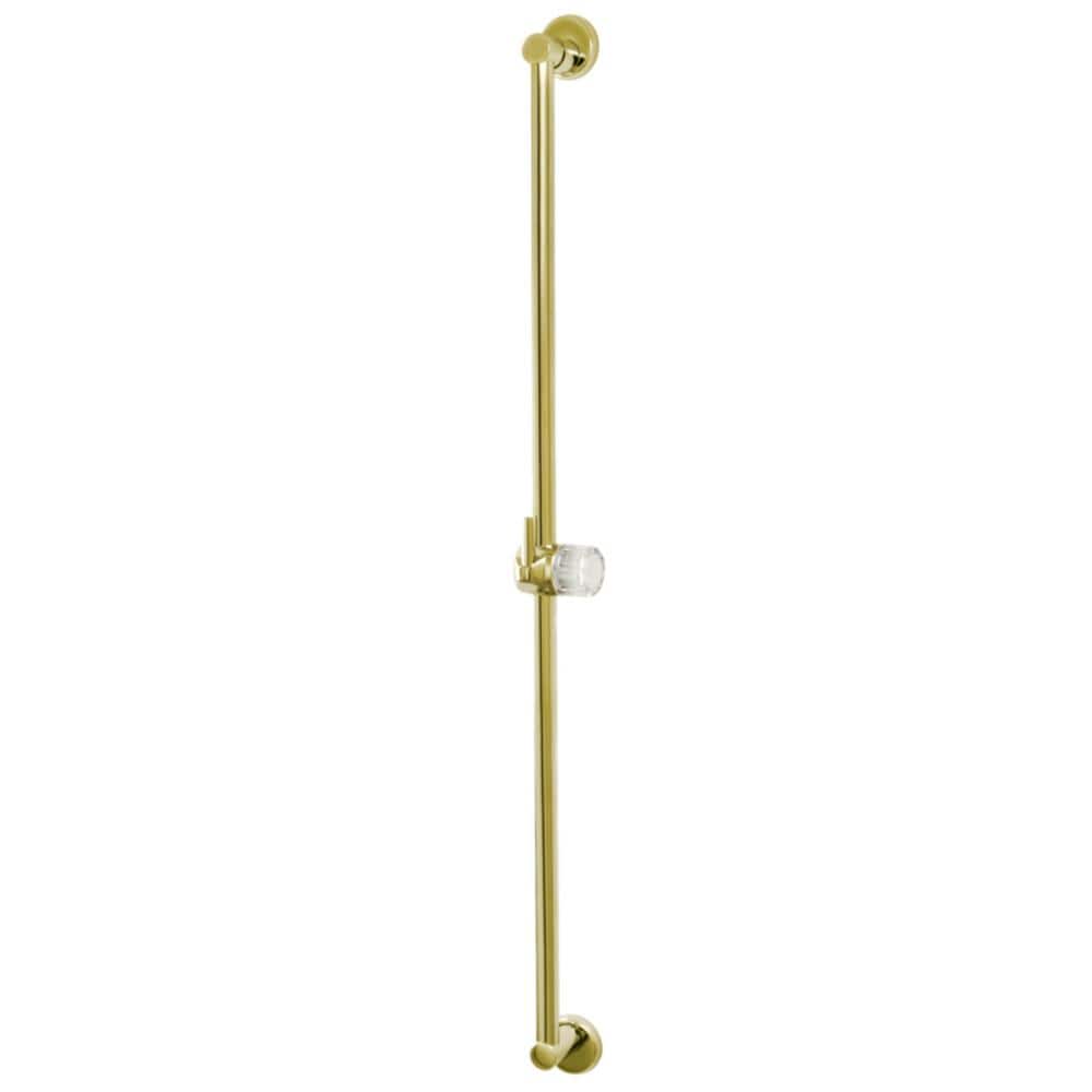 Kingston Brass 30 in. Slide Bar in Polished BrassHK183A2 The Home Depot