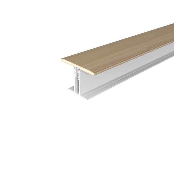 Alusions 1.5 in. x 2.19 in. x 8 ft. Japanese Cedar Composite Aluminum H Trim Kit for 1 in. Board