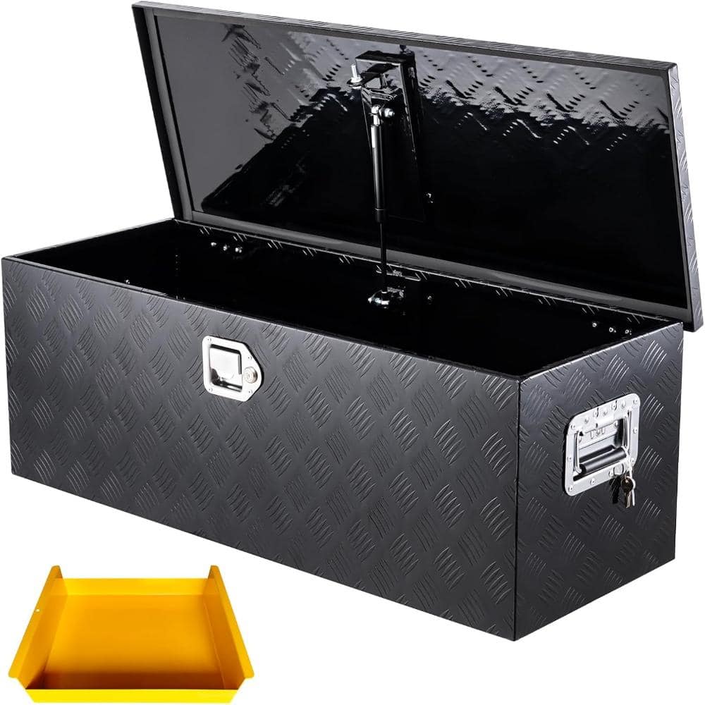 Lockable 36 in. Truck Bed Tool Box, Heavy-Duty Storage Chest with Gas Strut & Weather Seal for Pickup RV Trailer price history on PriceWatchPro