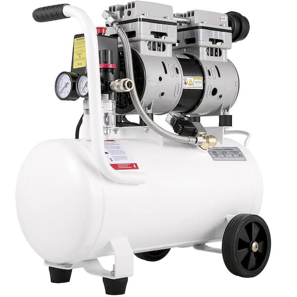 Air Compressor 6.6 Gal., Portable Air Compressor 1 HP, Oil Free Air Compressor Steel Tank 750W, Pancake Air Compressor