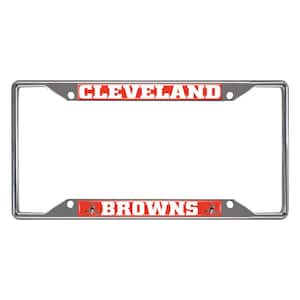 NFL - Cleveland Browns Chromed Stainless Steel License Plate Frame