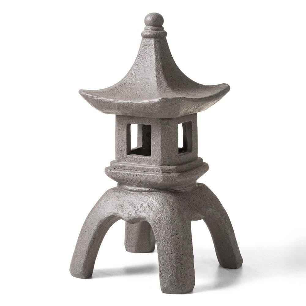 24 in. H MGO Faux Concrete Pagoda Garden Statue price history on PriceWatchPro