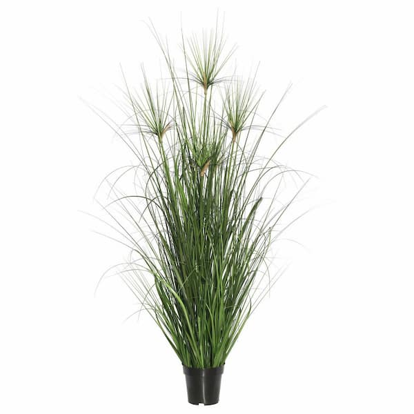 Vickerman 36 in. Artificial Potted Green Grass