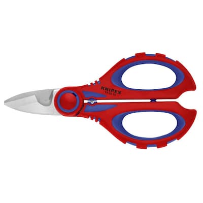 Wiss 5 in. Spring Loaded Electronics and Filament Scissors 605N - The Home  Depot